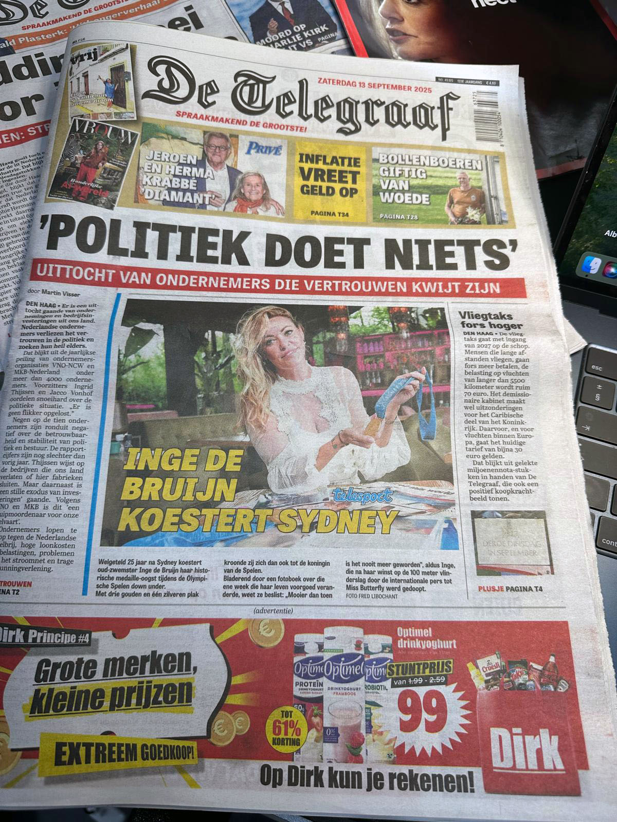 nieuwsbericht politiek doet niets telefgraaf